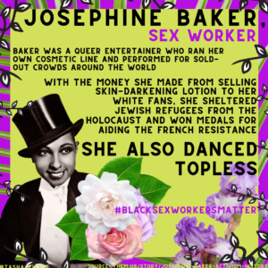 JOSEPHINE BAKER, SEX WORKER